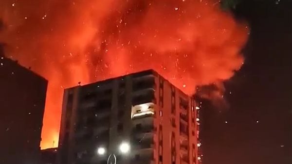 سبب حريق استديو الأهرام في مصر
